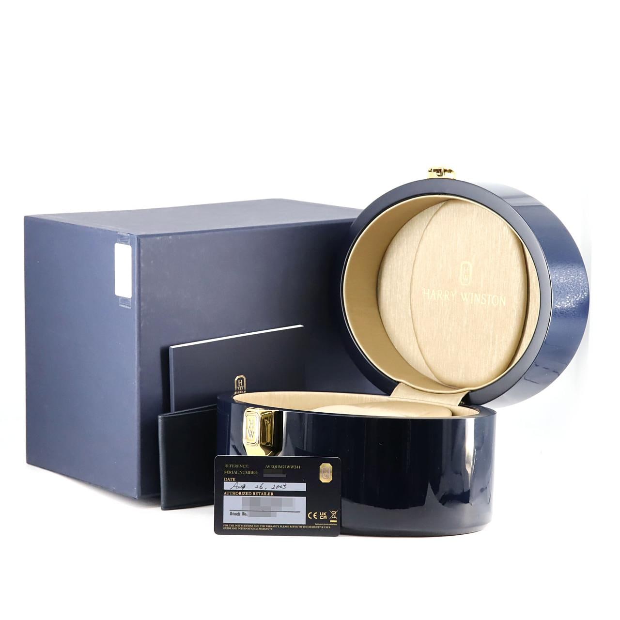 ハリーウィンストン アヴェニューエリプティック WG/D･センターパヴェ 310LQW/AVEQHM21WW241 WG クォーツ