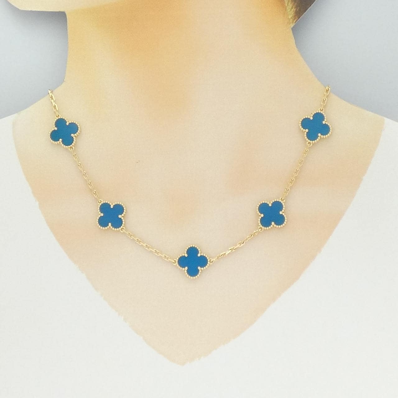 ヴァンクリーフ&アーペル ヴィンテージアルハンブラ 10モチーフ ネックレス