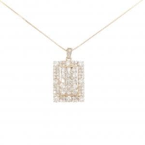 K18PG ダイヤモンド ネックレス 2.52CT