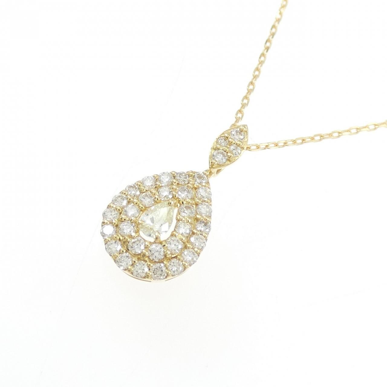 【新品】K18YG ダイヤモンド ネックレス 0.25CT
