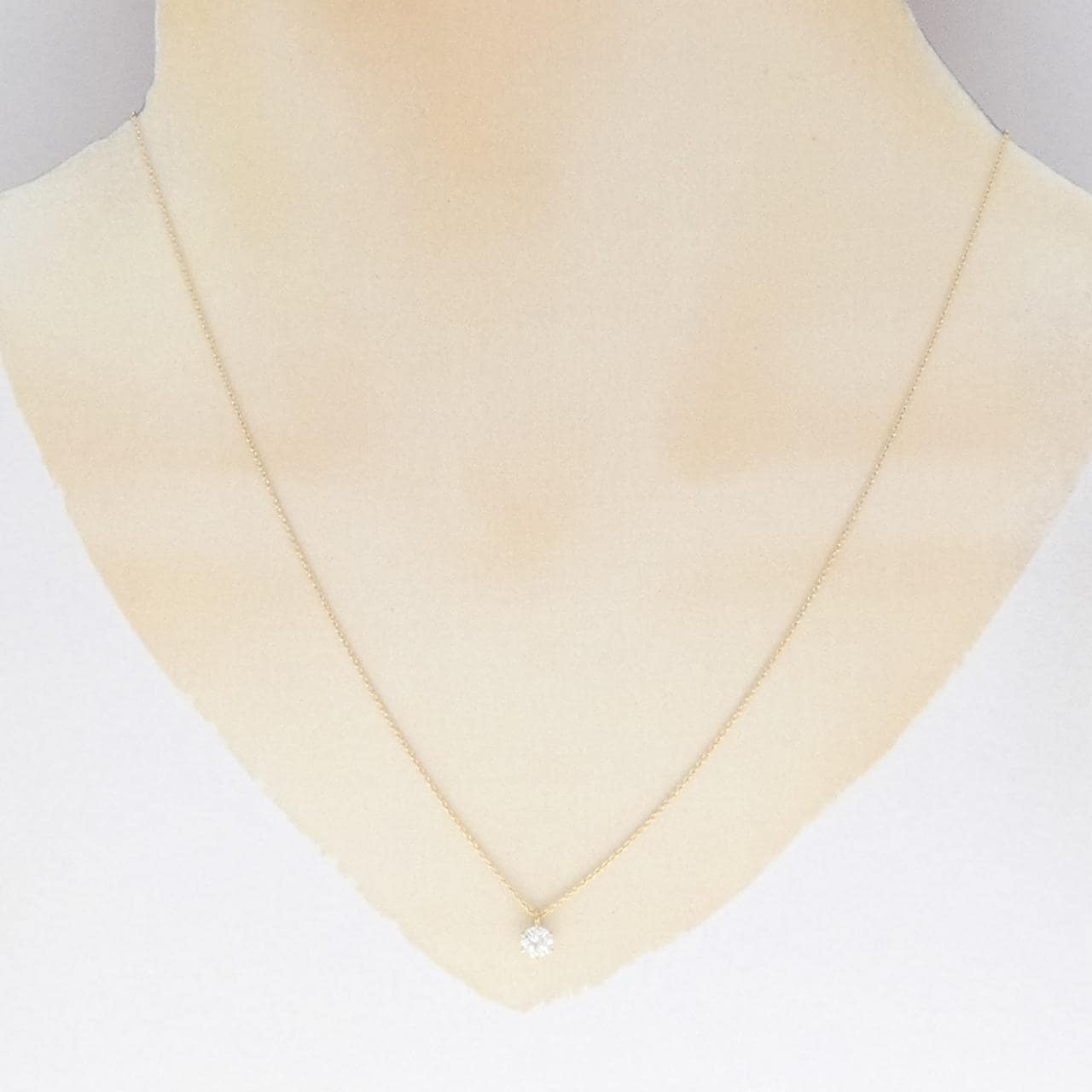 [Remake] K18YG Diamond Necklace 0.306CT H I1 EXT