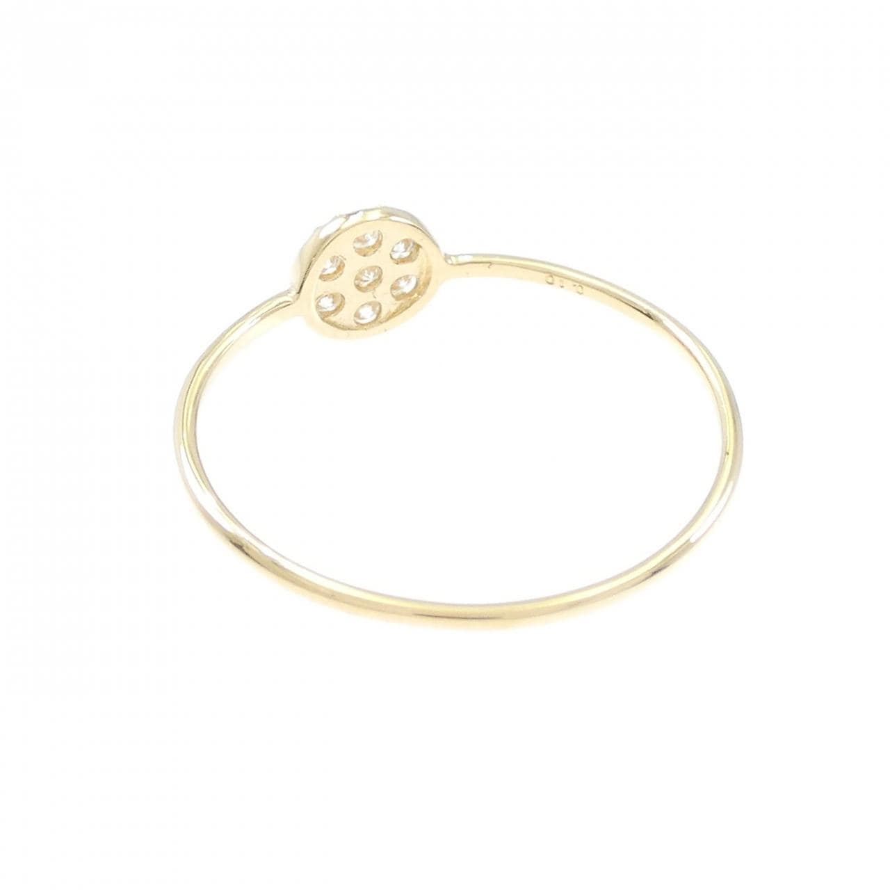 【リメイク】K18YG ダイヤモンド リング 0.10CT