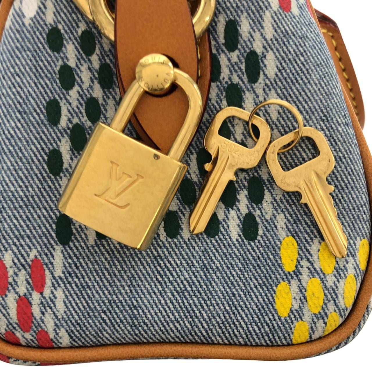 ルイヴィトン LV バース(ダミエ デニム) スピーディ バンドリエール 18cm N00136 ボストンバッグ