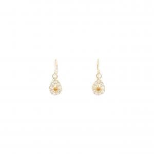 K18YG ダイヤモンド ピアス 0.14CT