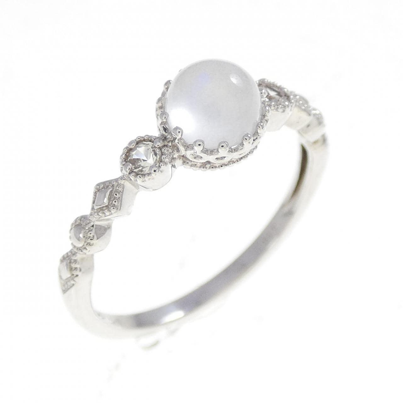 K10WG ムーンストーン リング