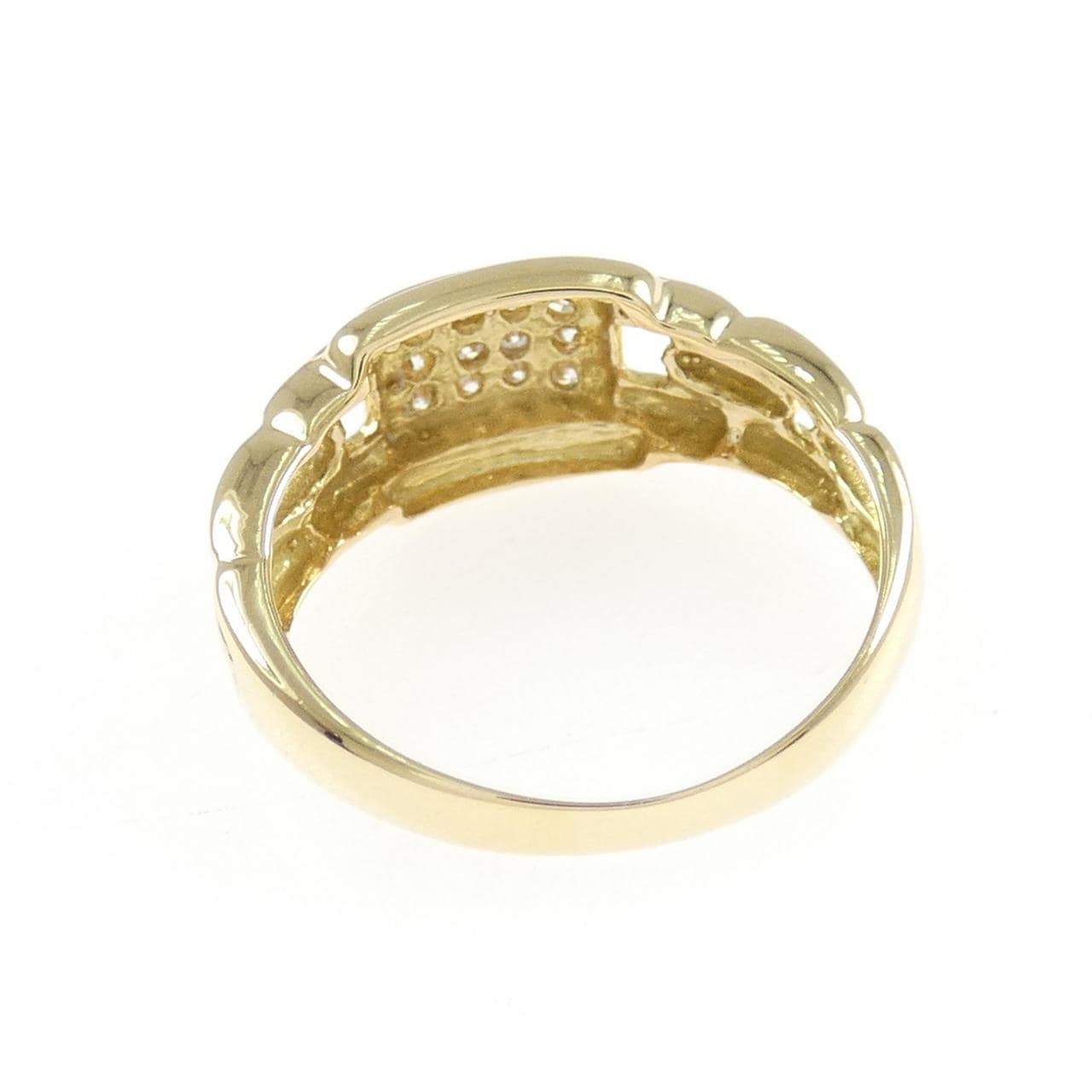 K18YG ダイヤモンド リング 0.12CT