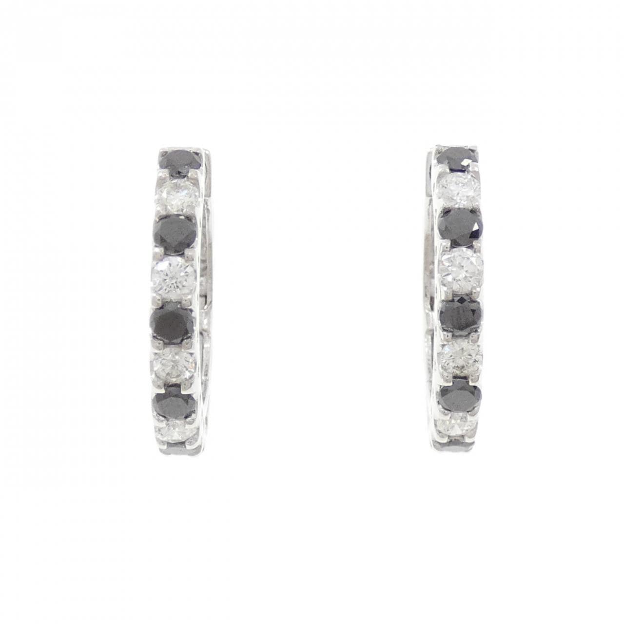 K18WG ダイヤモンド ピアス 1.04CT