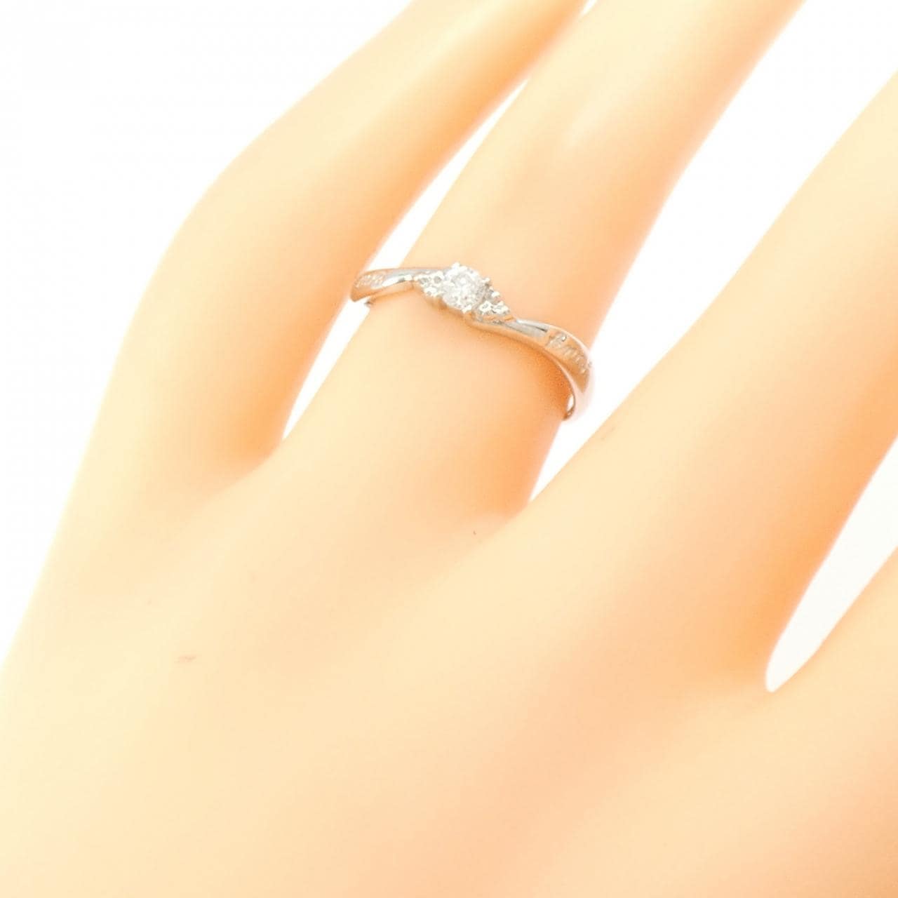 PT900 ダイヤモンド リング 0.10CT