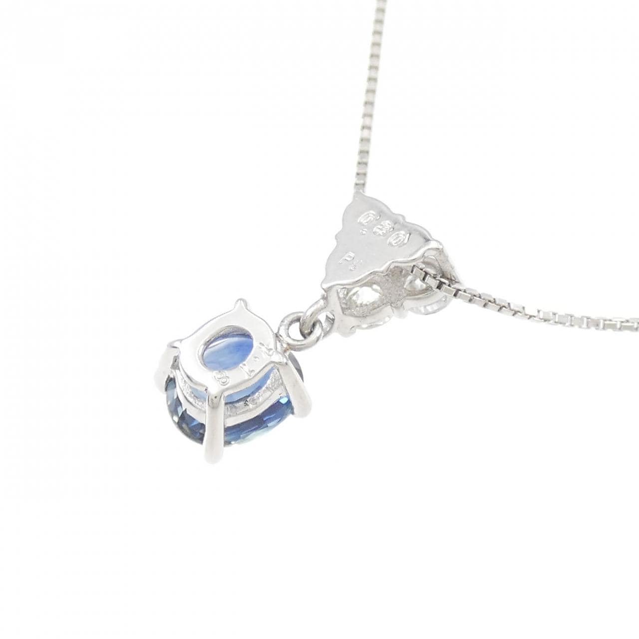 PT Sapphire Necklace 1.18CT