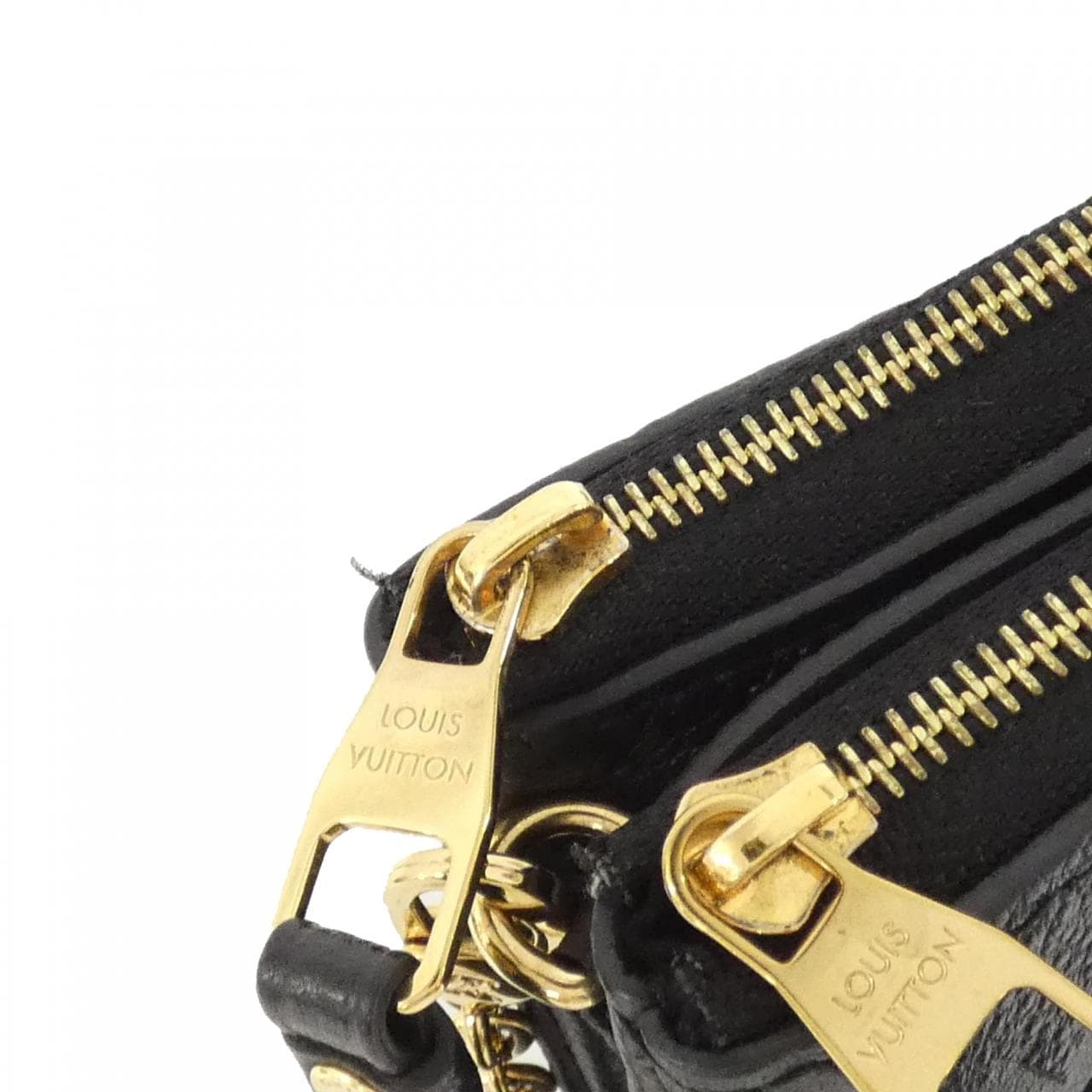 LOUIS VUITTON Monogram Empreinte Pochette 双拉链 M68568 单肩包