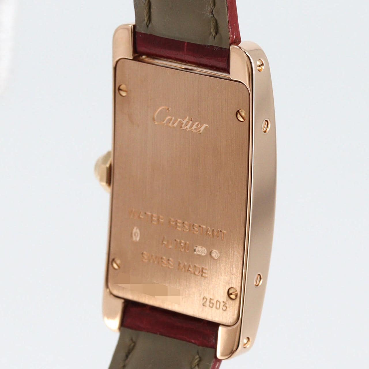 カルティエ タンクアメリカンSM PG/D WJTA0002 PG･RG クォーツ
