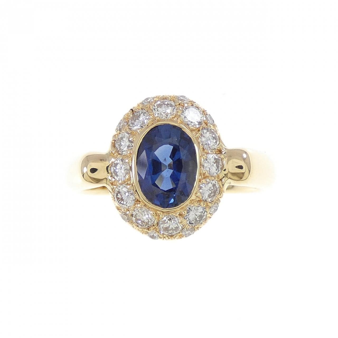 750YG サファイヤ リング 1.06CT