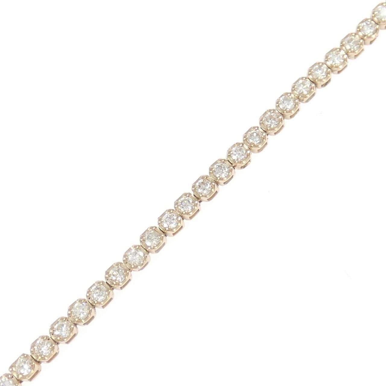 K18PG ダイヤモンド ブレスレット 1.05CT