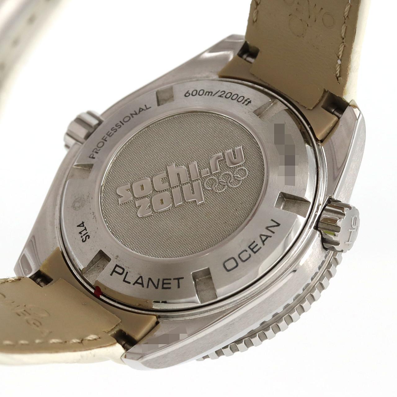 【ノーメンテナンス還元価格】オメガ シーマスタープラネットオーシャン･ソチ2014" LIMITED" 522.33.38.20.04.001 SS 自動巻