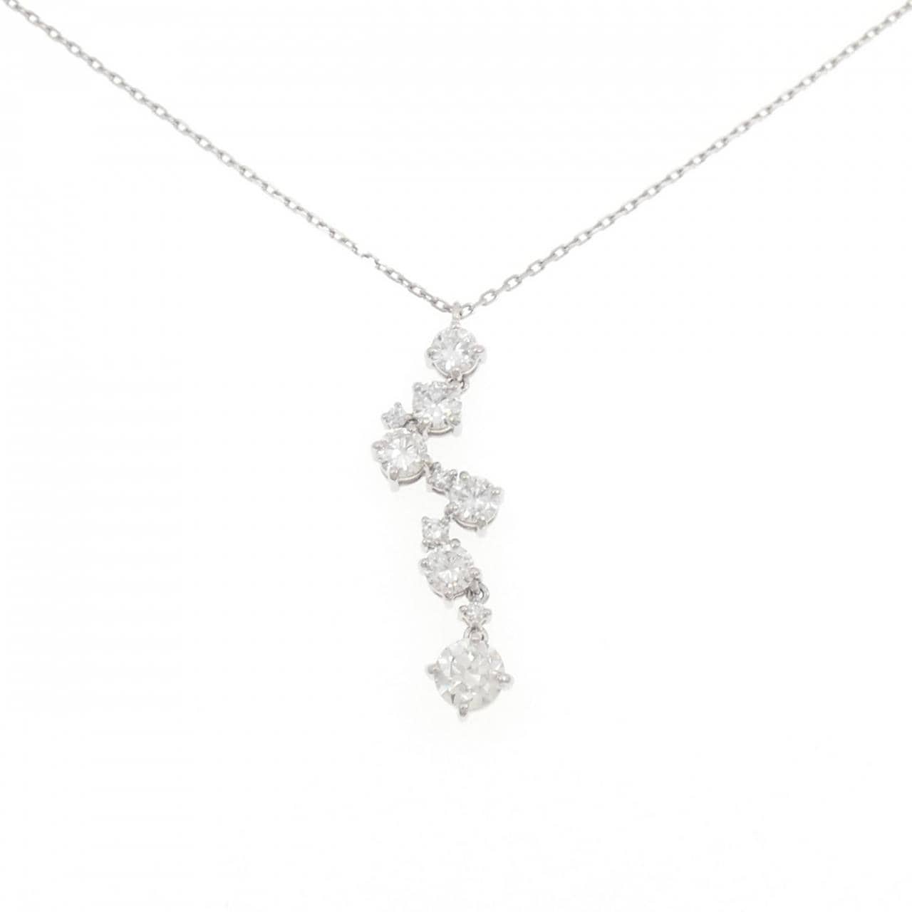PT900/PT850 ダイヤモンド ネックレス 0.580CT