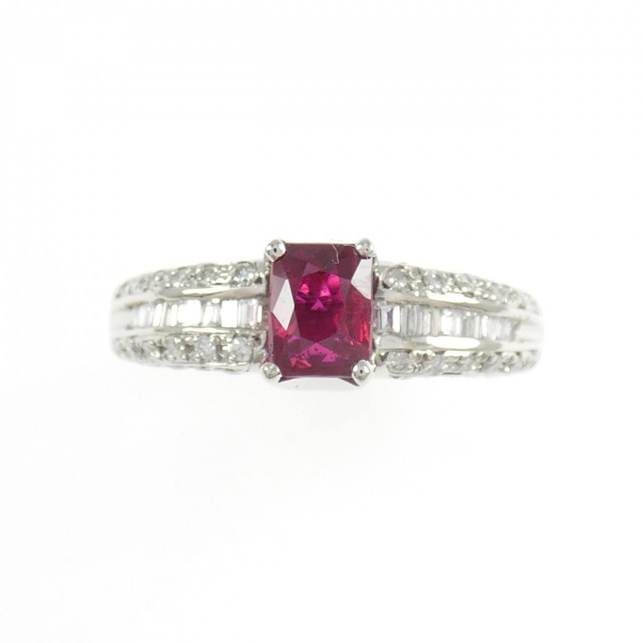 PT900 ルビー リング 1.01CT