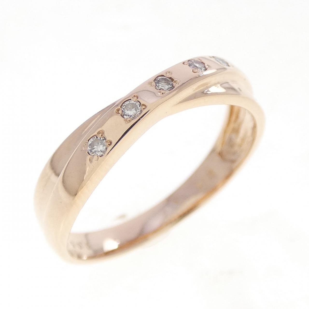 K14PG ダイヤモンド リング 0.05CT