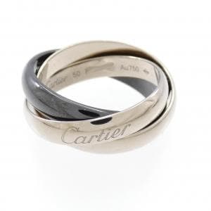 Cartier Trinity黑白戒指