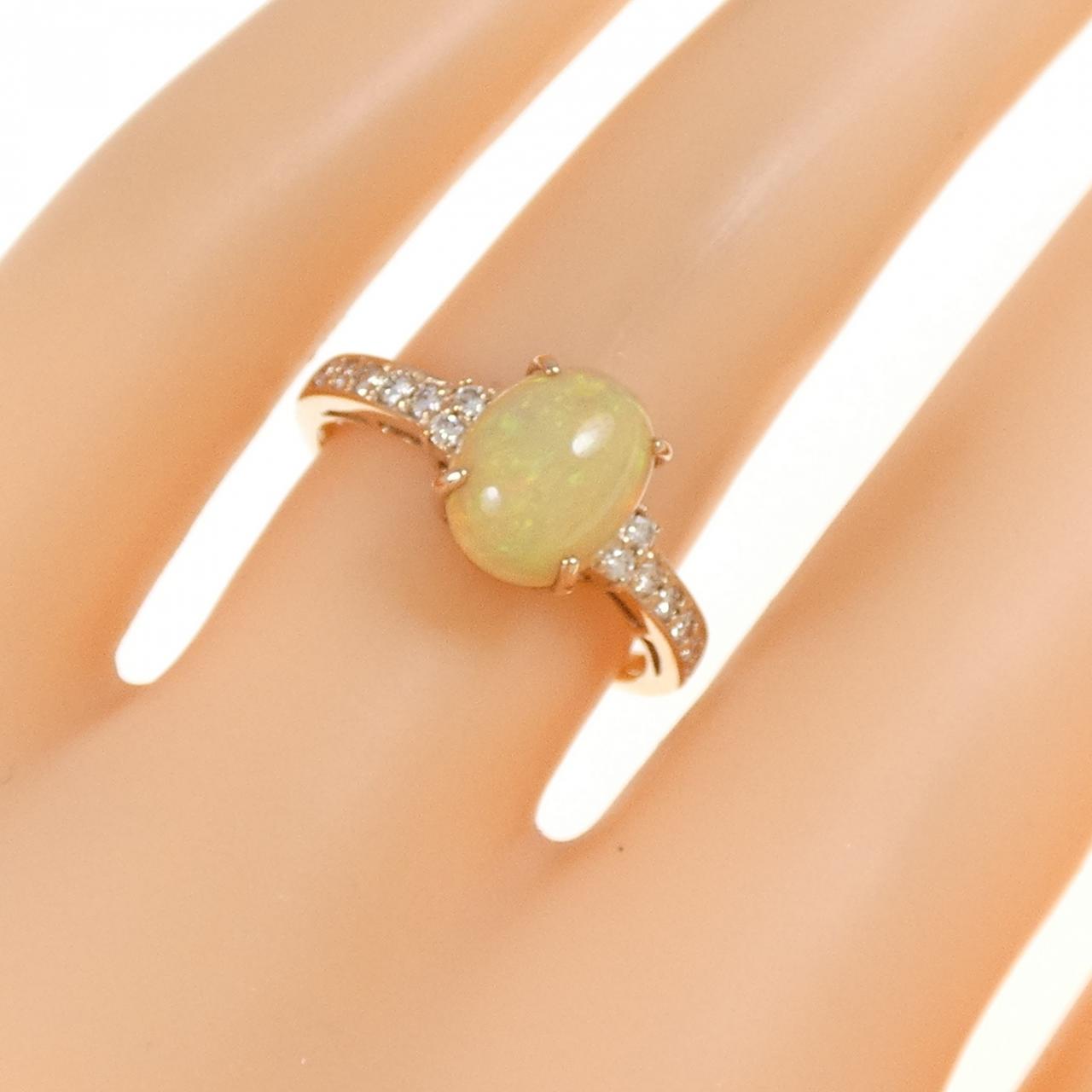K18PG オパール リング 1.37CT