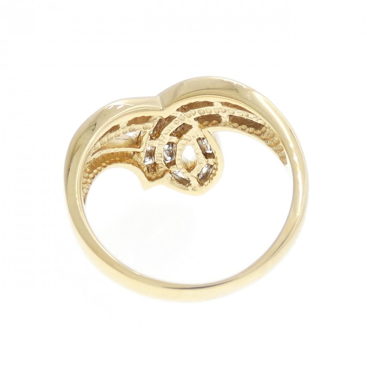 K18YG ダイヤモンド リング 0.54CT