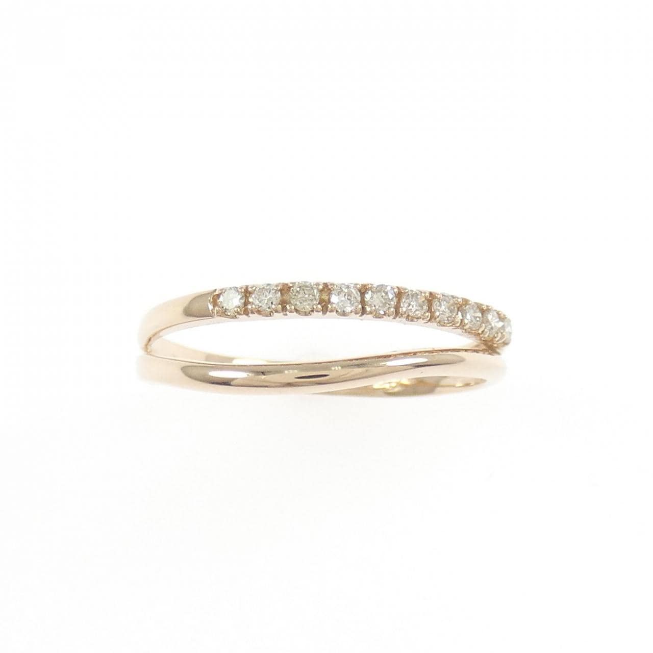 K18PG ダイヤモンド リング 0.10CT