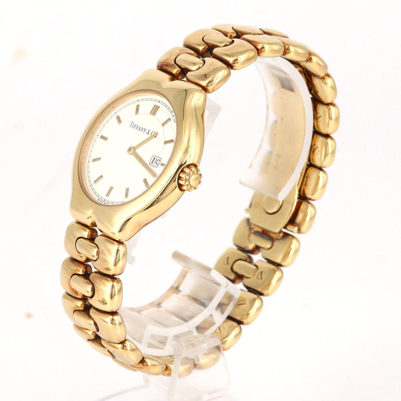 【ノーメンテナンス還元価格】ティファニー テソロ YG M0133 YG クォーツ
