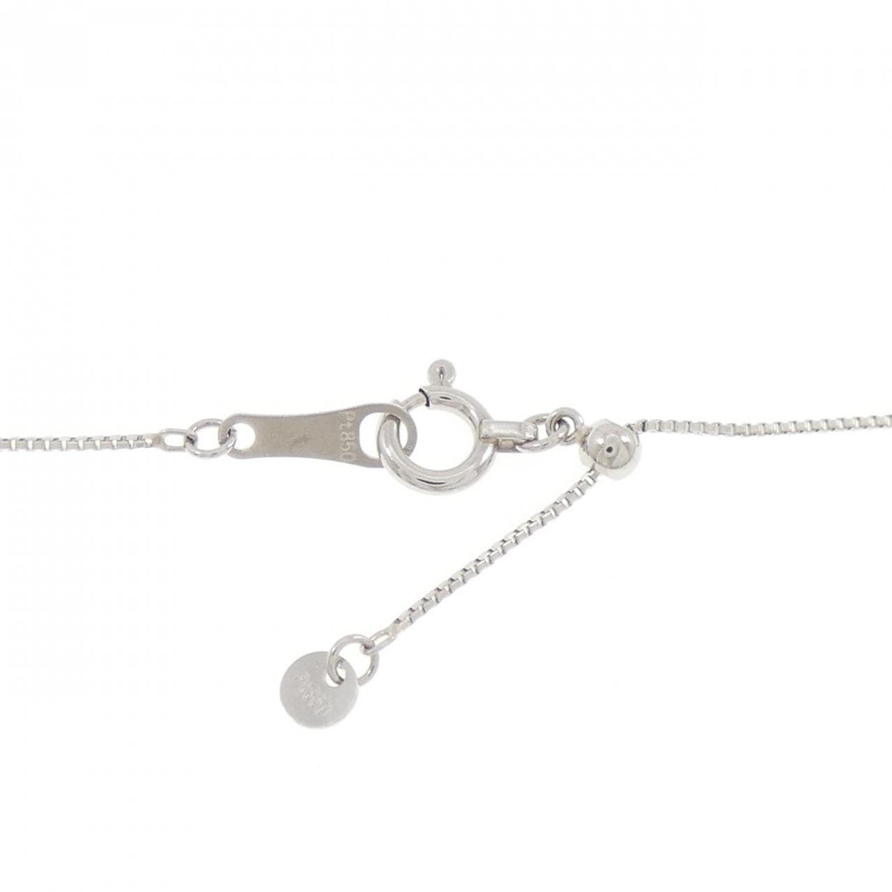 【新品】PT900/PT850 ダイヤモンド ネックレス 0.80CT
