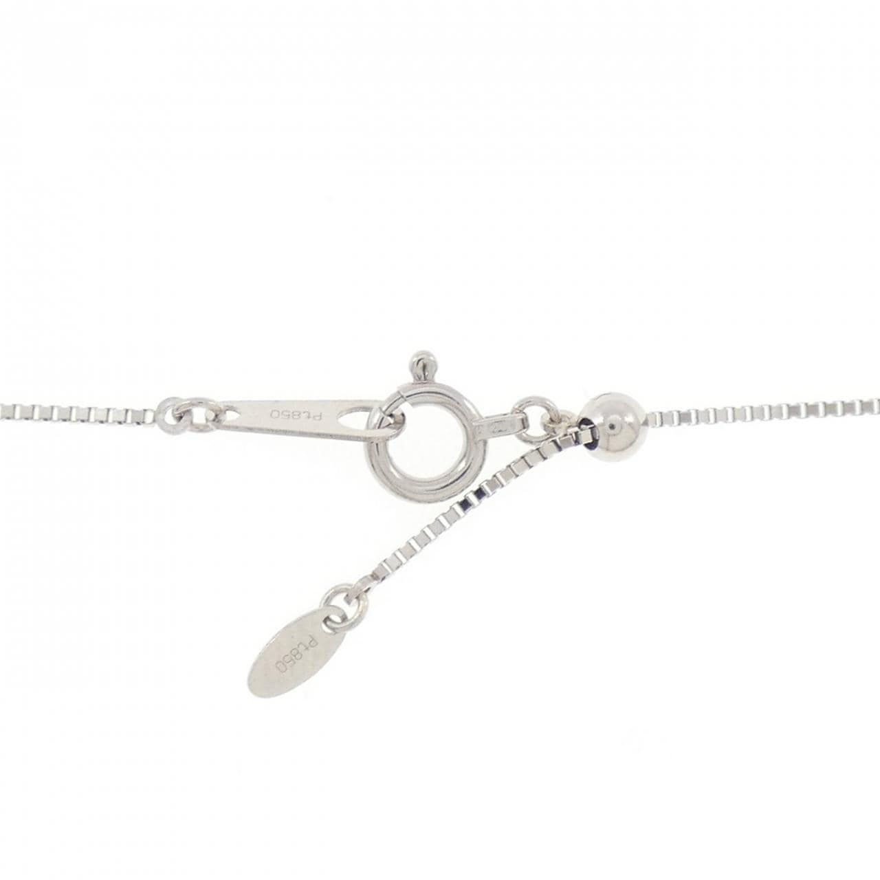 PT900/PT850 エメラルド ネックレス 0.77CT