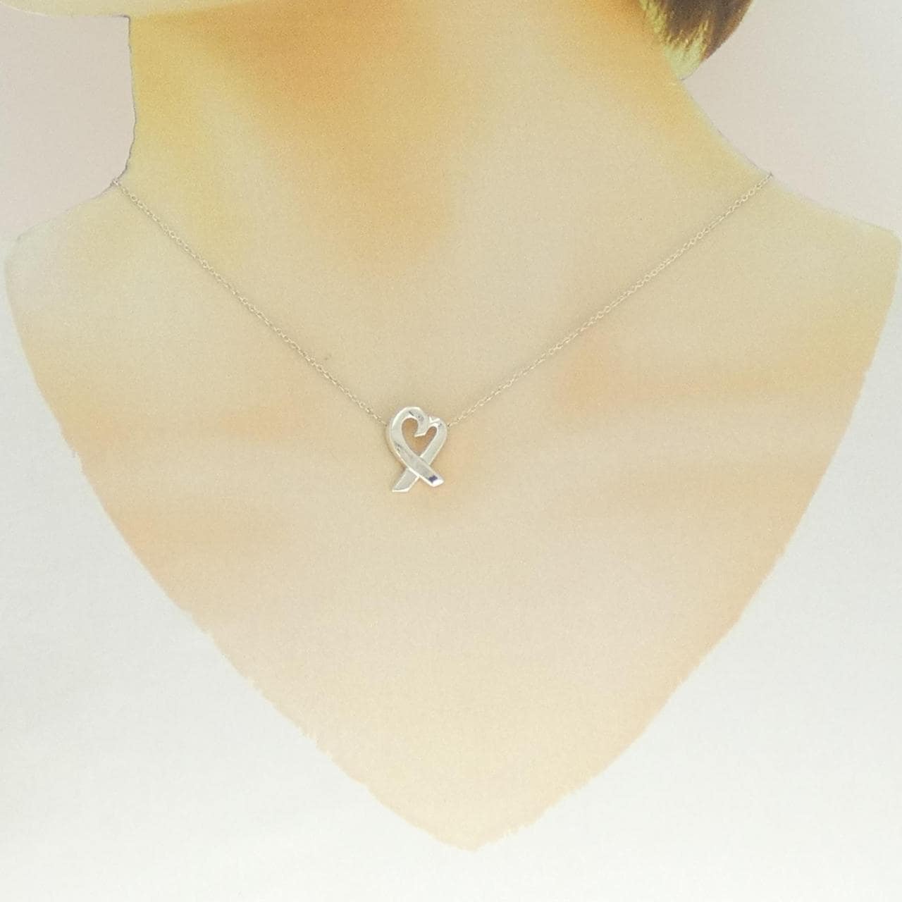 ティファニー ラビングハート スモール ネックレス