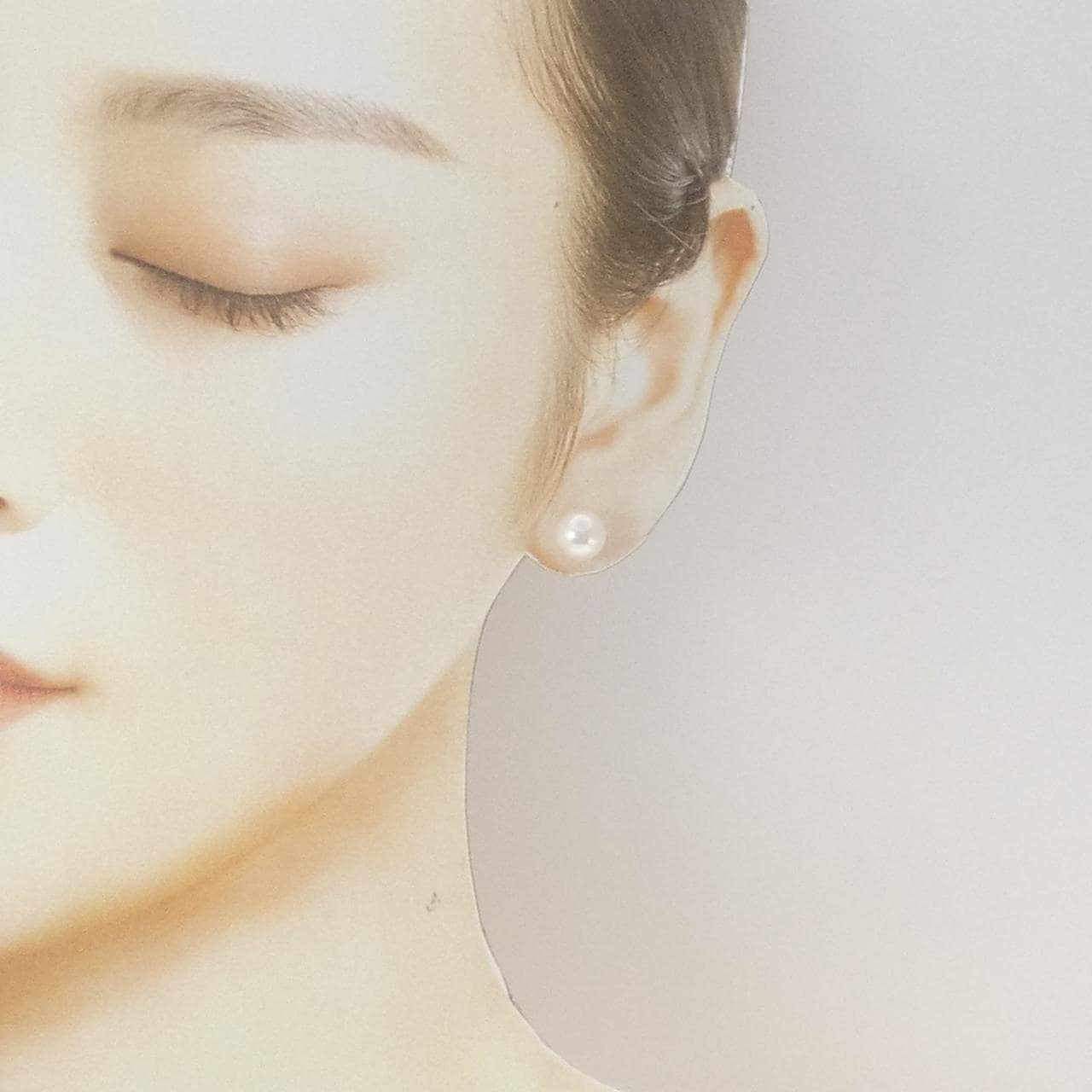 K14WG アコヤパール ピアス 8.0mm