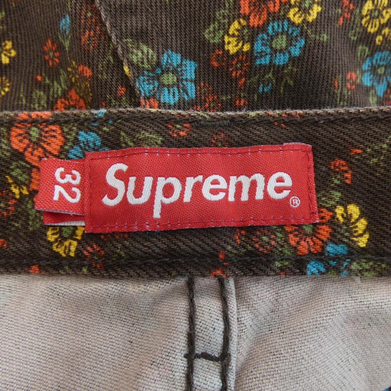 シュプリーム SUPREME Regular Jean Flower パンツ