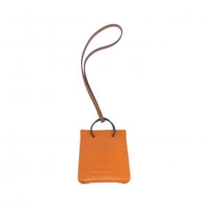 HERMES Sac Orange Bag Charm 079065CA