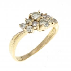 K18YG ダイヤモンド リング 0.50CT