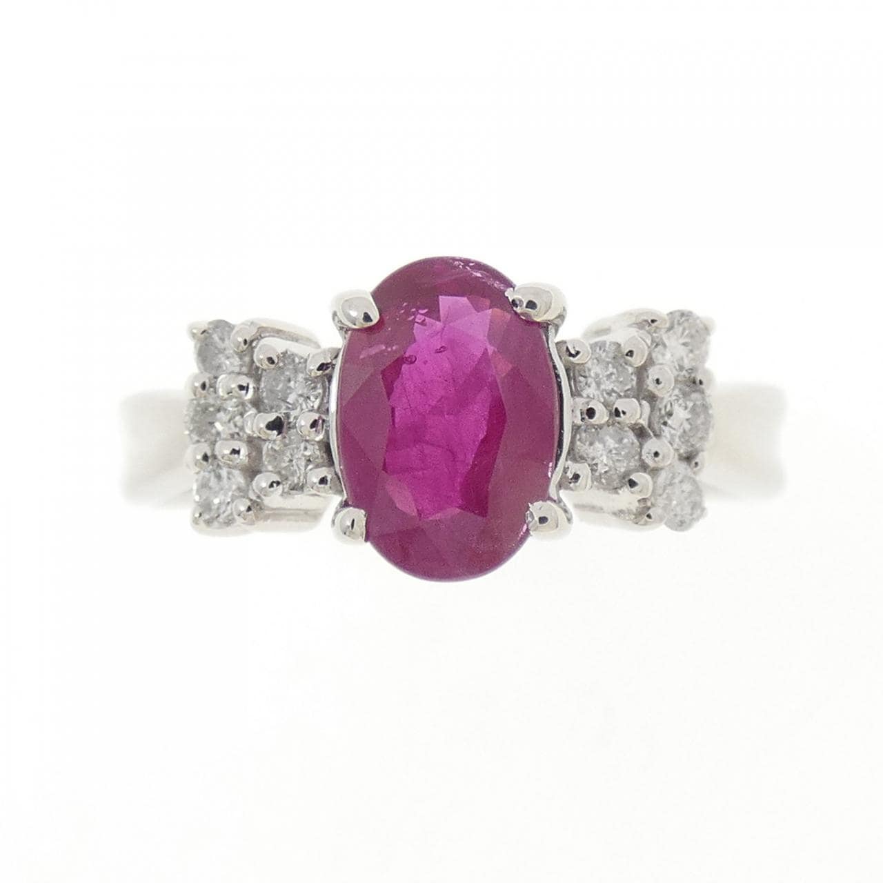 PT900 ルビー リング 1.00CT