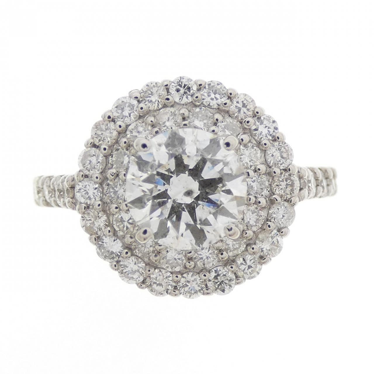 PT950 ダイヤモンド リング 1.011CT