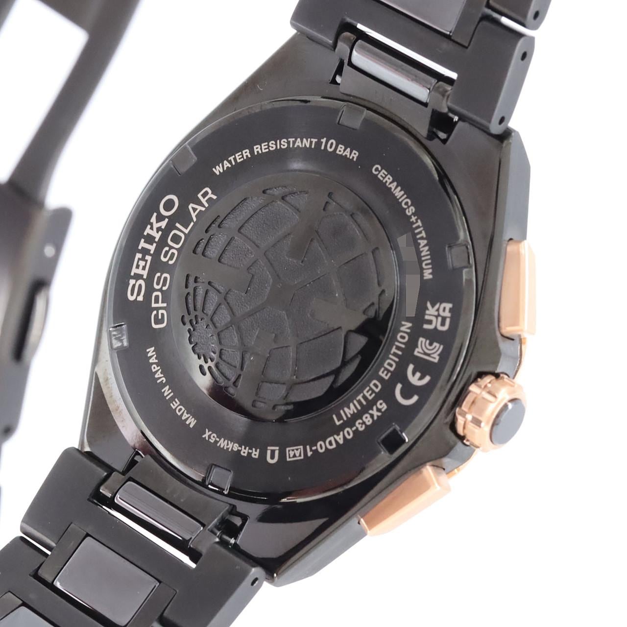 セイコー アストロン GPS 電波時計 LTD 5X83-0AD0-1/SBXC158 TI ソーラークォーツ