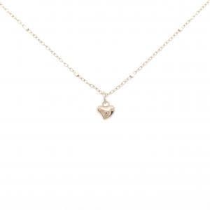 K10PG ハート ネックレス