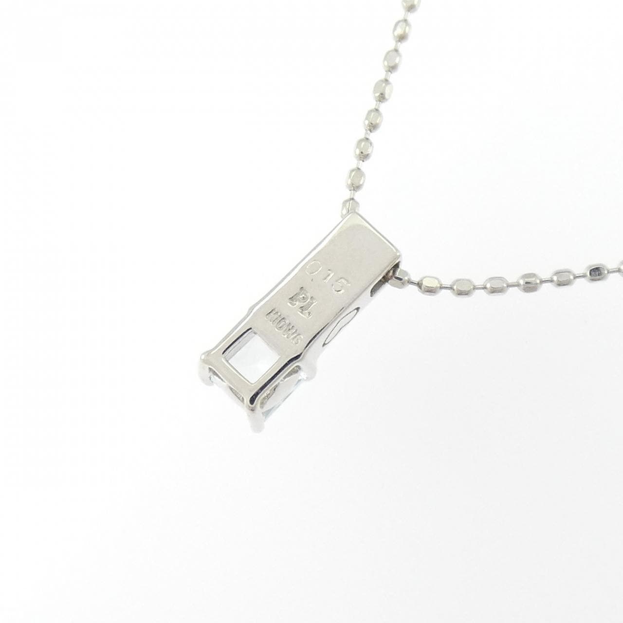 K10WG ブルートパーズ ネックレス 0.15CT