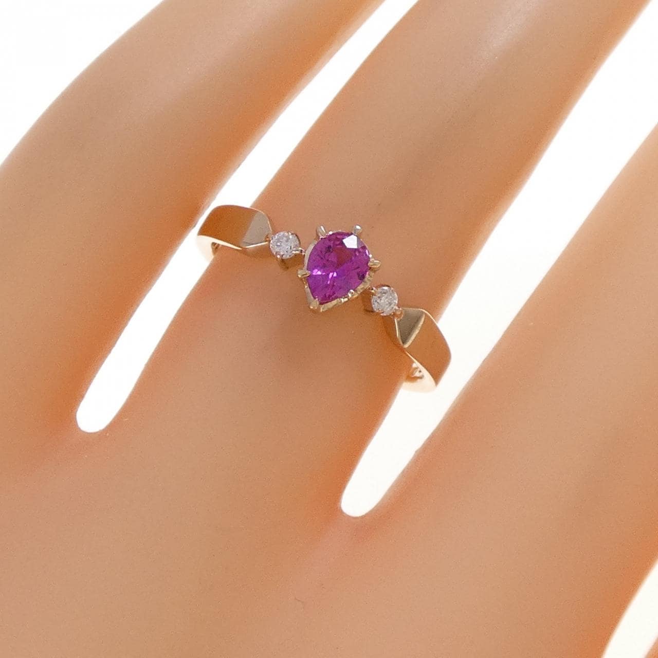 K18PG ルビー リング