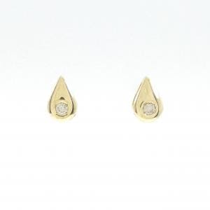 K18YG ダイヤモンド ピアス 0.06CT