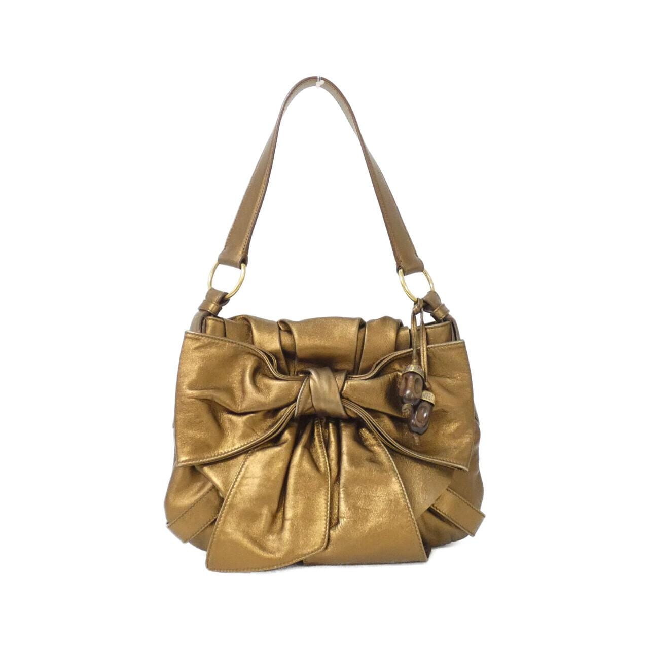 【ヴィンテージ】イヴサンローラン SAC BOW ショルダーバッグ