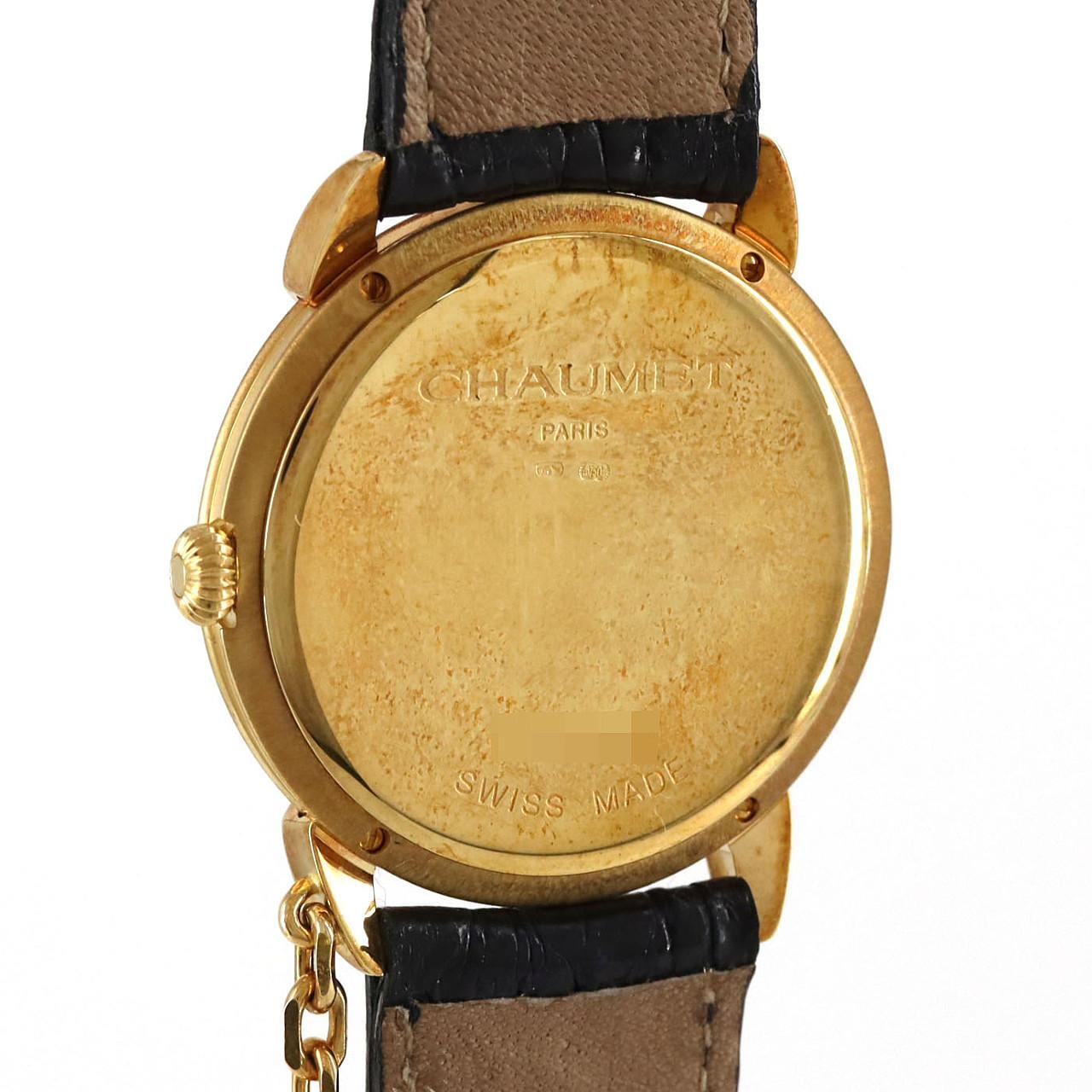 【ノーメンテナンス特価】ショーメ グリフィス YG YG クォーツ