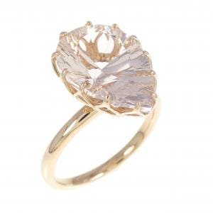 K18PG ベリル リング 5.06CT