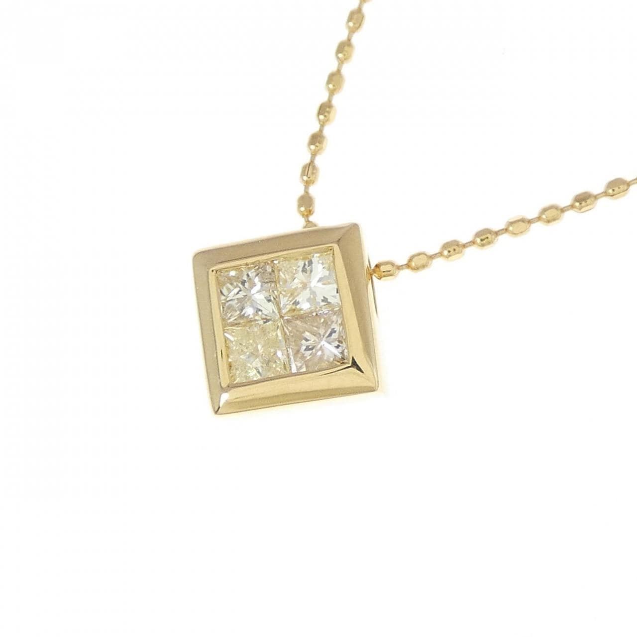 K18YG ダイヤモンド ネックレス 0.30CT
