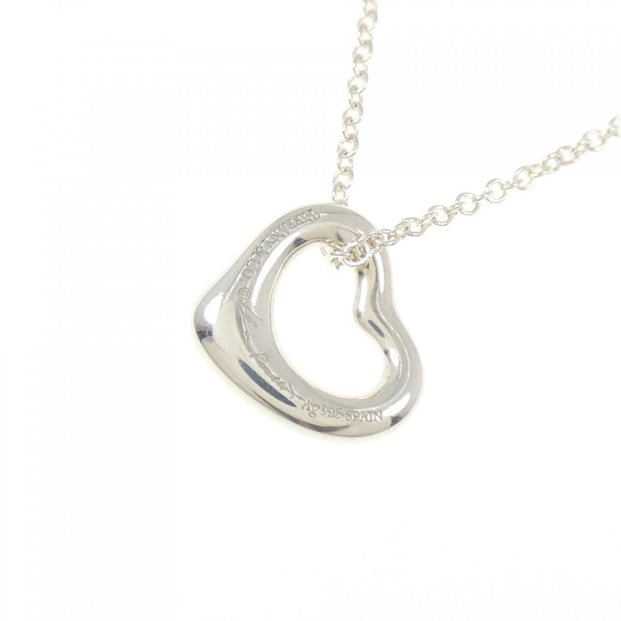 ティファニー オープンハート ネックレス