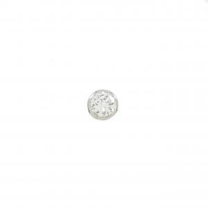 【リメイク】PT ダイヤモンド ピアス 0.301CT F I1 Good 片耳