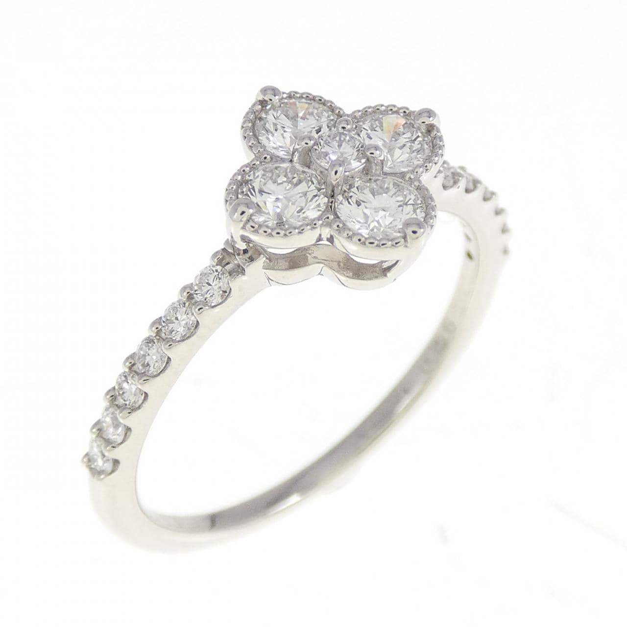 【新品】PT900 ダイヤモンド リング 0.363CT F SI1 VG