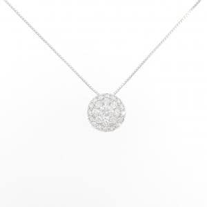 K18WG ダイヤモンド ネックレス 0.50CT
