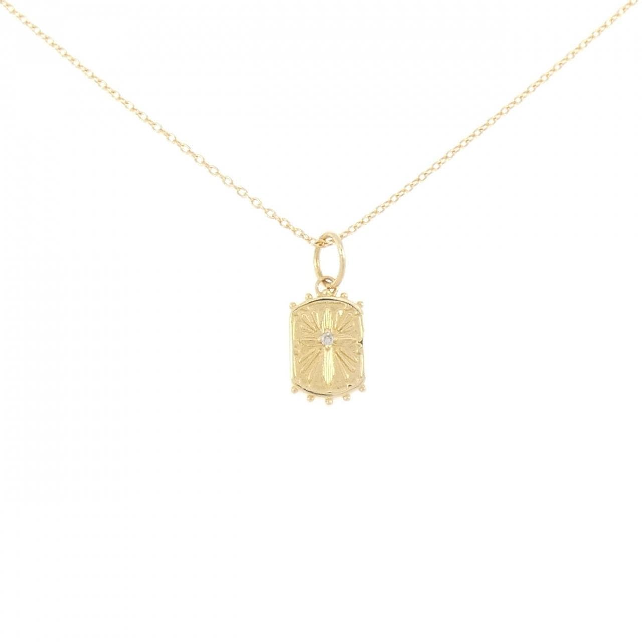 アガット ダイヤモンド ネックレス 0.006CT