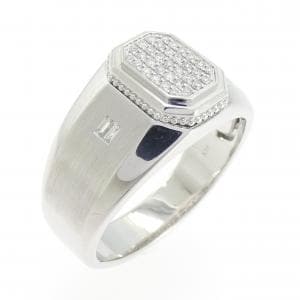 K18WG ダイヤモンド リング 0.290CT